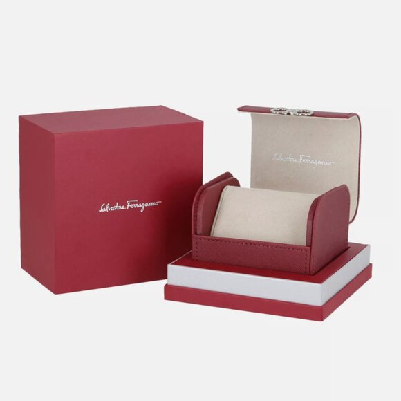 Ferragamo Two Tone 28mm Rose Gold Silver Watch